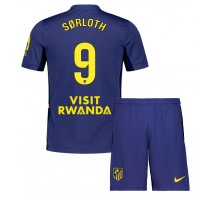 Atletico Madrid Alexander Sorloth #9 Koszulka Wyjazdowa dzieci 2025-26 Krótki Rękaw (+ krótkie spodenki)